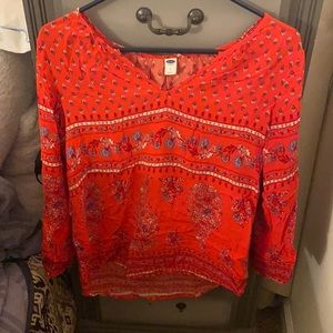 Old navy long sleeve blouse